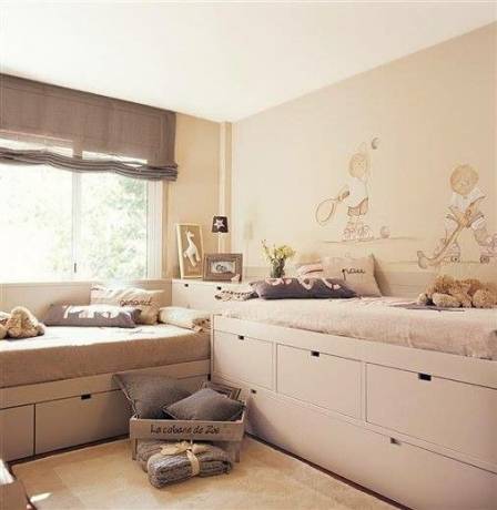 decoración clara para aprovechar la luz