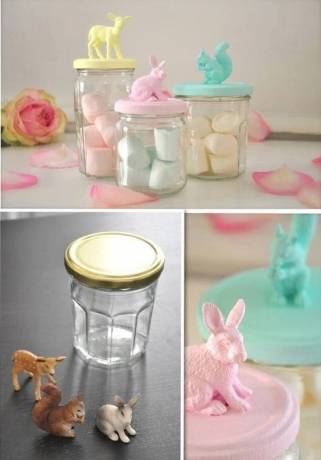 ideas para reciclar botes de cristal