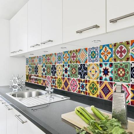 vinilos decorativos de pared en la cocina