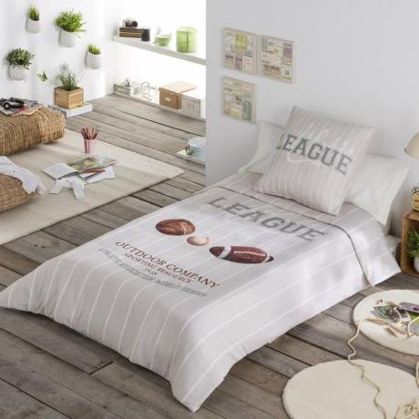 Decora con el relleno nórdico y la funda nórdica juvenil