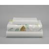 JUEGO FUNDA NÓRDICA ESTAMPADO HOJAS (oro, Cama 135:220x220)