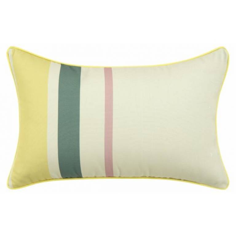 FUNDA DE COJIN ESTAMPADO RAYAS (oro, 40x60)