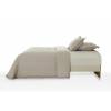 CONJUNTO COLCHA TOPITOS TACTO SUAVE Y FUNDAS DE COJIN (beige, Cama 090:180x270)