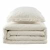 CONJUNTO COLCHA TOPITOS TACTO SUAVE Y FUNDAS DE COJIN (natural, Cama 090:180x270)