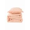CONJUNTO COLCHA TOPITOS TACTO SUAVE Y FUNDAS DE COJIN (rosa, Cama 200:300x270)