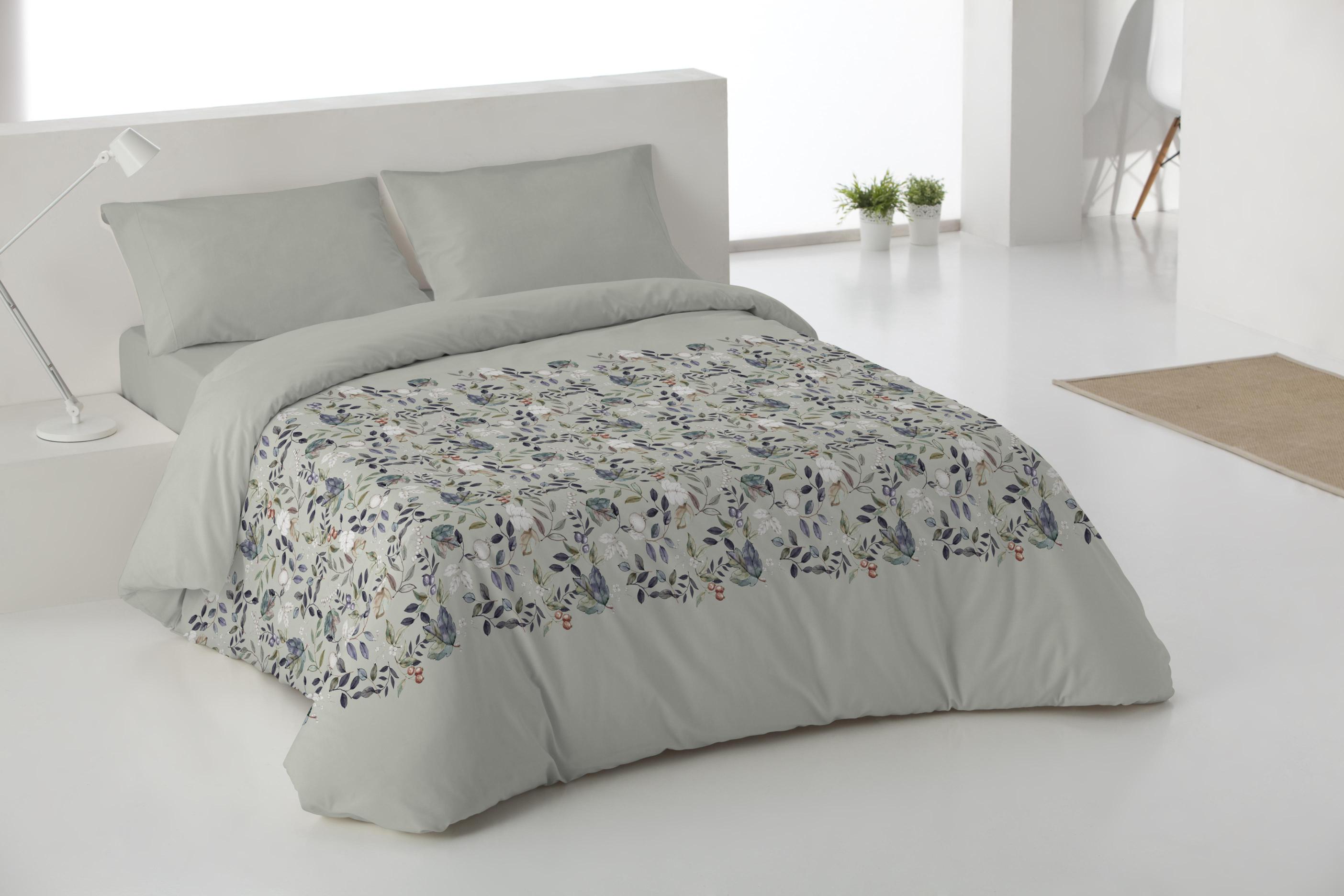 JUEGO FUNDA NÓRDICA ESTAMPADO FLORES (beige, Cama 150:240x220