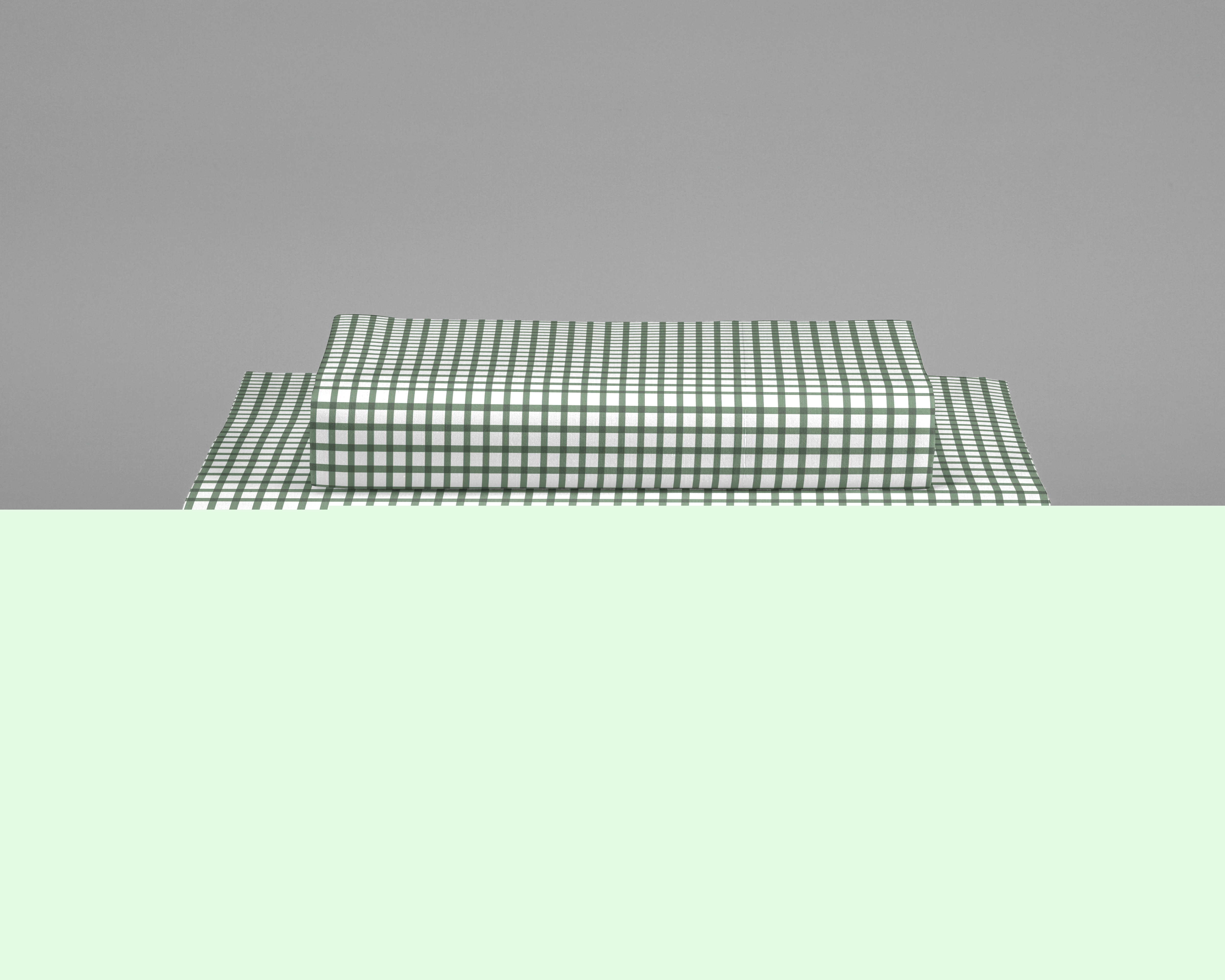 JUEGO FUNDA NÓRDICA ESTAMPADO VICHY (verde, Cama 90:155x270)