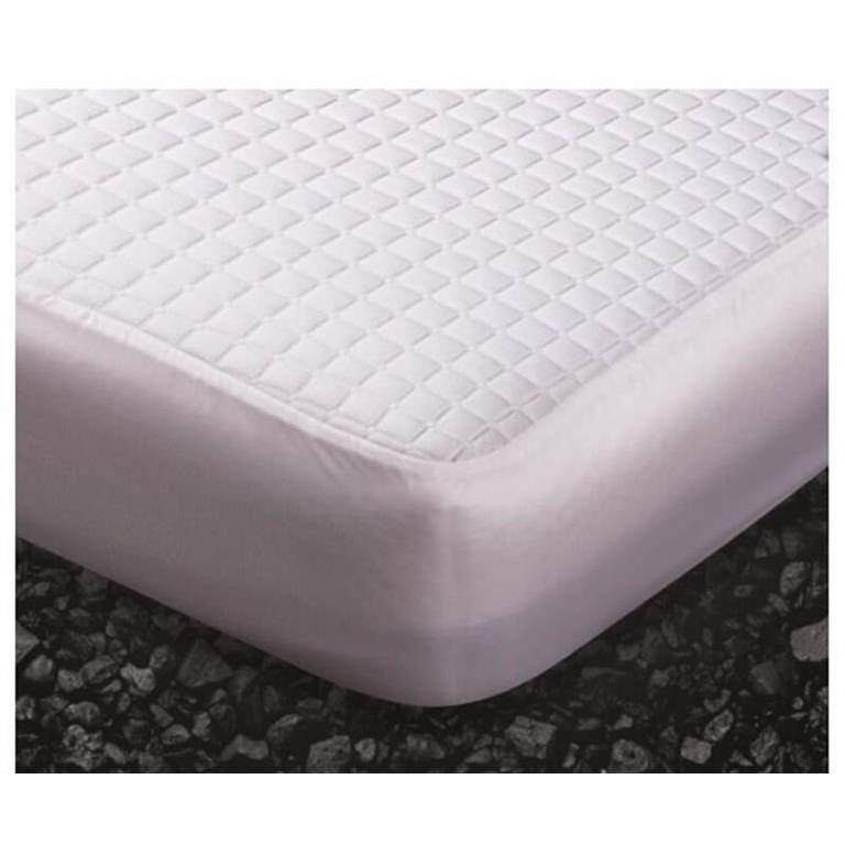 PROTECTOR COLCHÓN IMPERMEABLE (blanco, Cama 90:90x190)