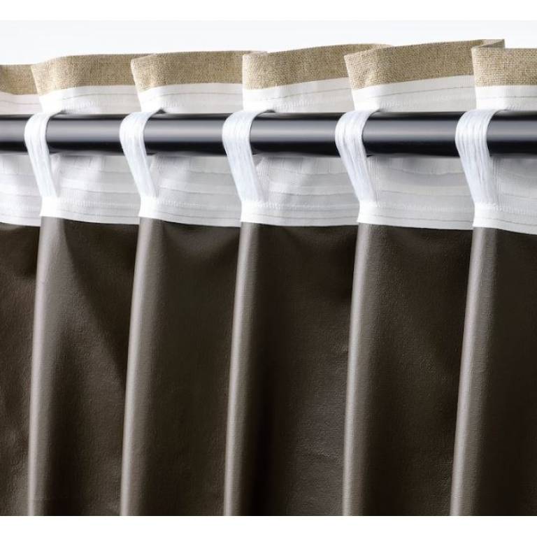 CORTINA CONFECCIONADA 100% OPACA (beige, 200x265)