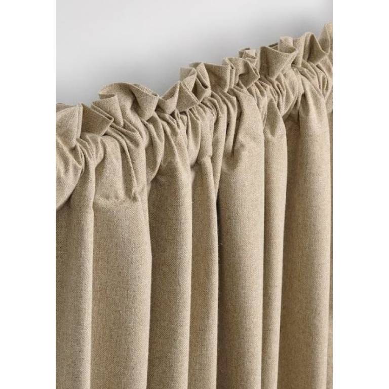 CORTINA CONFECCIONADA 100% OPACA (beige, 200x265)