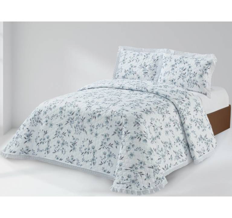 CONJUNTO COLCHA BOUTI Y FUNDAS DE COJÍN