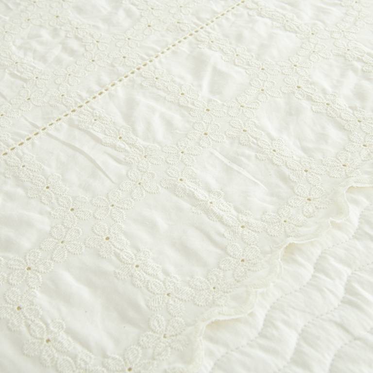 CONJUNTO COLCHA Y FUNDAS DE COJÍN (natural, Cama 135:235x270)