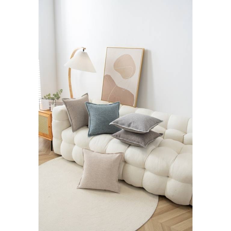 FUNDA DE COJÍN TWEED (topo, 45x45)