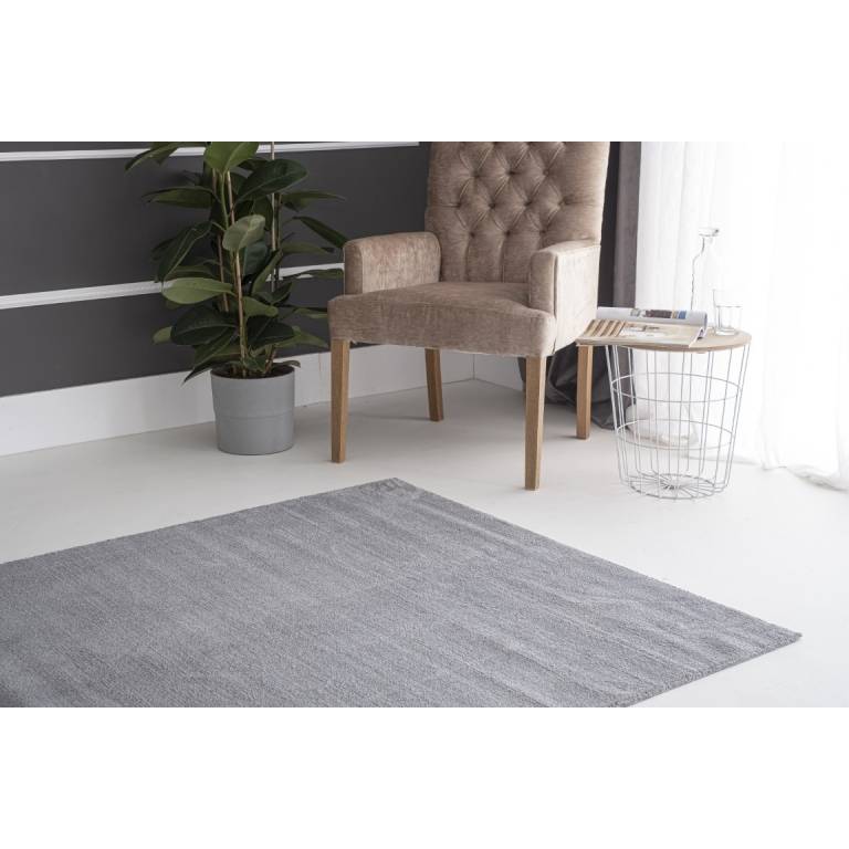 ALFOMBRA TACTO EXTRA SUAVE (gris, 57x120)