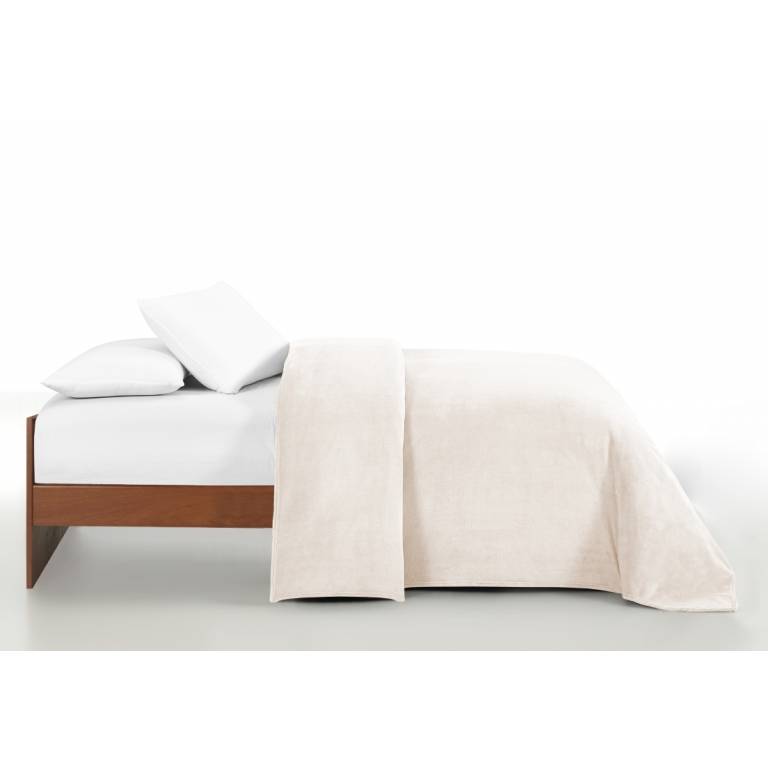 MANTA DE CAMA TACTO SEDA SÚPER SUAVE (natural, Cama 135:220x240)