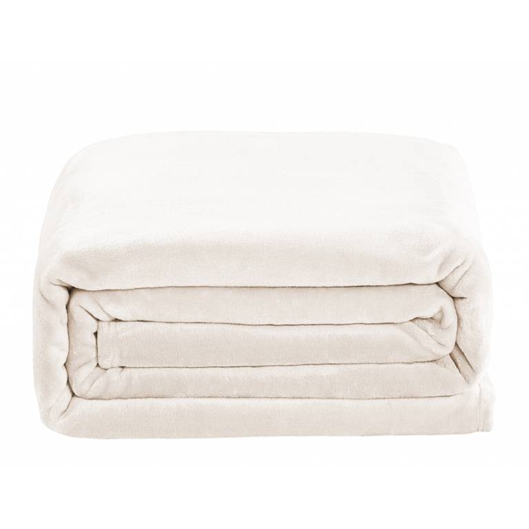 MANTA DE CAMA TACTO SEDA SÚPER SUAVE (natural, Cama 135:220x240)