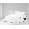 MANTA DE CAMA TACTO SEDA SÚPER SUAVE (blanco, Cama 135:220x240)