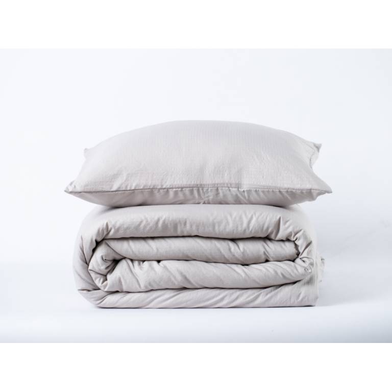 CONJUNTO EDREDÓN TEJIDO CUADRITOS Y FUNDAS DE COJÍN (beige, Cama 135:235x270)