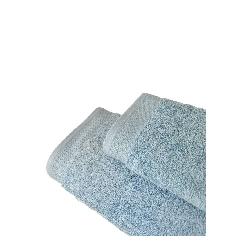 TOALLA RIZO BASIC (70x140, CELESTE 4)