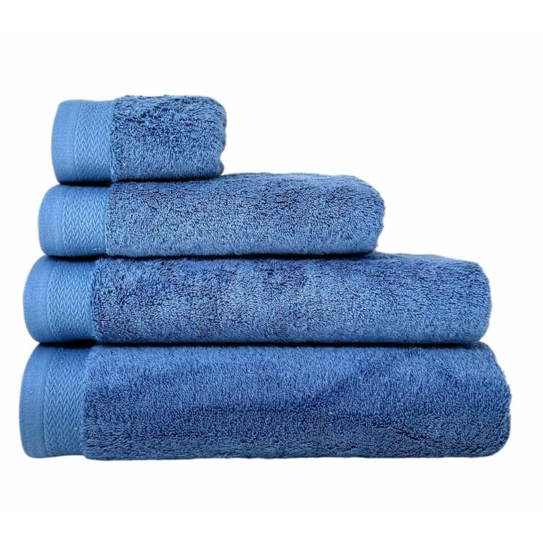 TOALLA RIZO BASIC (70x140, AZUL 10)