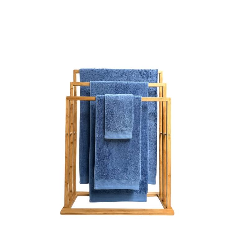 TOALLA RIZO BASIC (70x140, AZUL 10)