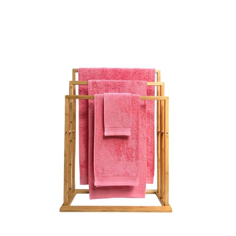 TOALLA RIZO BASIC (50x100, ROSA 1)