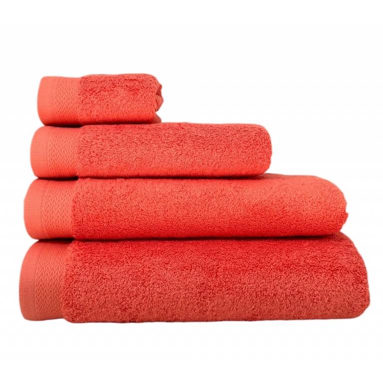 TOALLA RIZO BASIC (70x140, CORAL 31)