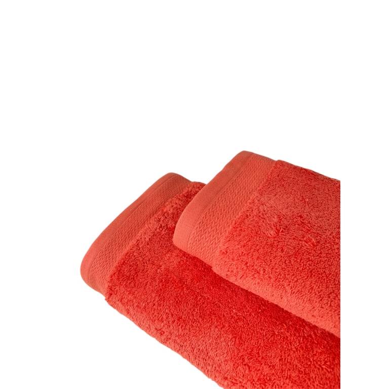 TOALLA RIZO BASIC (70x140, CORAL 31)