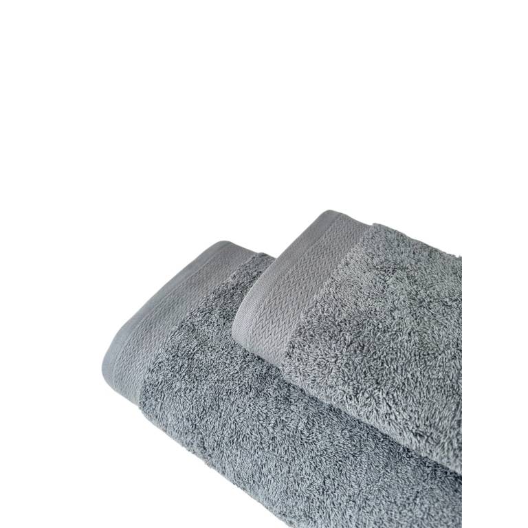 TOALLA RIZO BASIC (70x140, CENIZA 36)