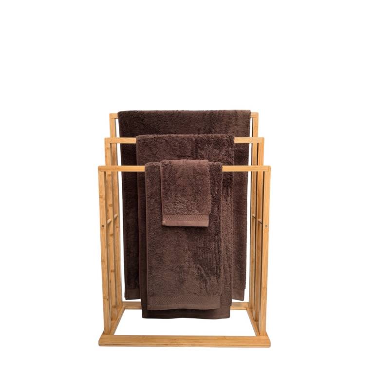 TOALLA RIZO BASIC (chocolate, 50x100)