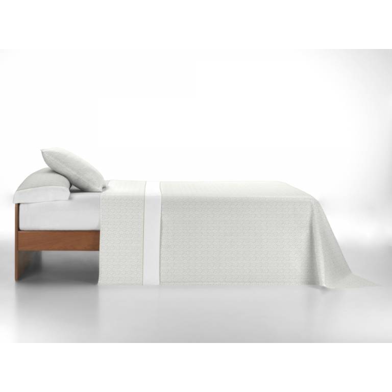 JUEGO SÁBANAS 3 PIEZAS ESTAMPADO GEOMÉTRICO (beige, Cama 200:280x270)