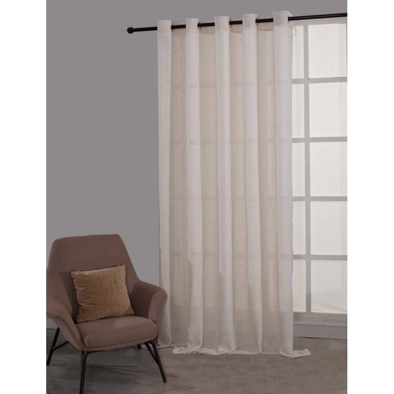 CORTINA CONFECCIONADA OLLADOS (CRUDO, 300x260)