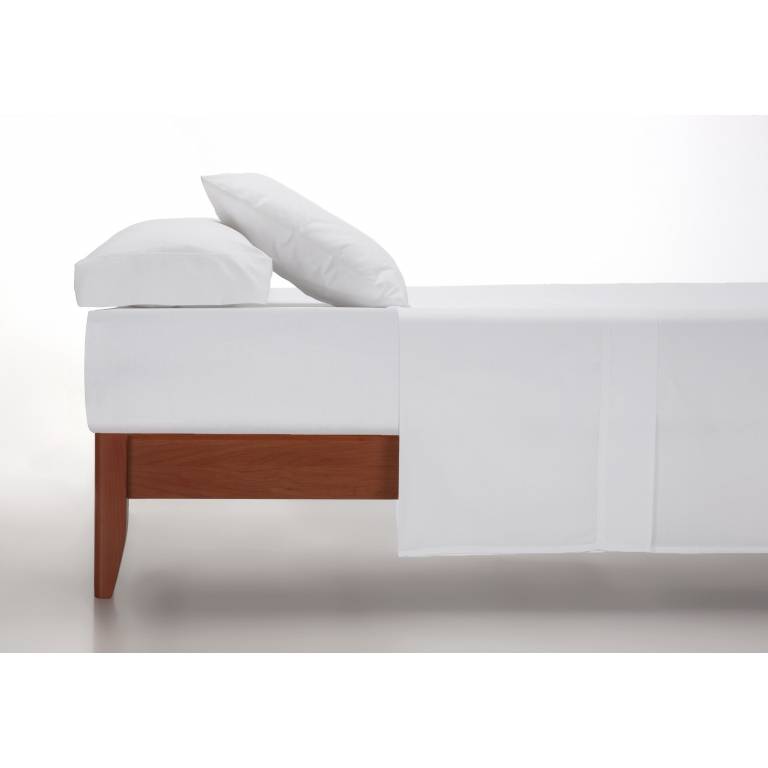 SÁBANA ENCIMERA 100% ALGODÓN (blanco, Cama 90:160x270)