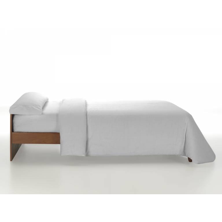 FUNDA NÓRDICA LISA (blanco, Cama 180:260x220)