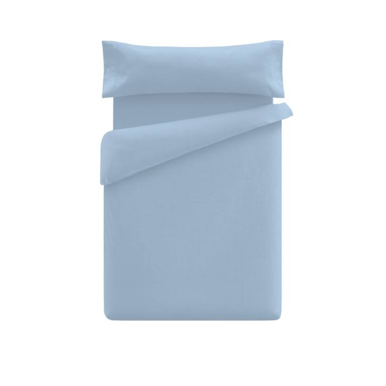 FUNDA NÓRDICA LISA (azul, Cama 105:190x220)
