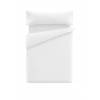 FUNDA NÓRDICA LISA (blanco, Cama 180:260x220)