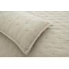 CONJUNTO COLCHA BORDADA TACTO SUAVE Y FUNDAS DE COJIN (beige, Cama 135:235x270)