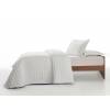 CONJUNTO COLCHA CUADRITOS PIQUÉ Y FUNDAS DE COJÍN (blanco, Cama 150:250x270)