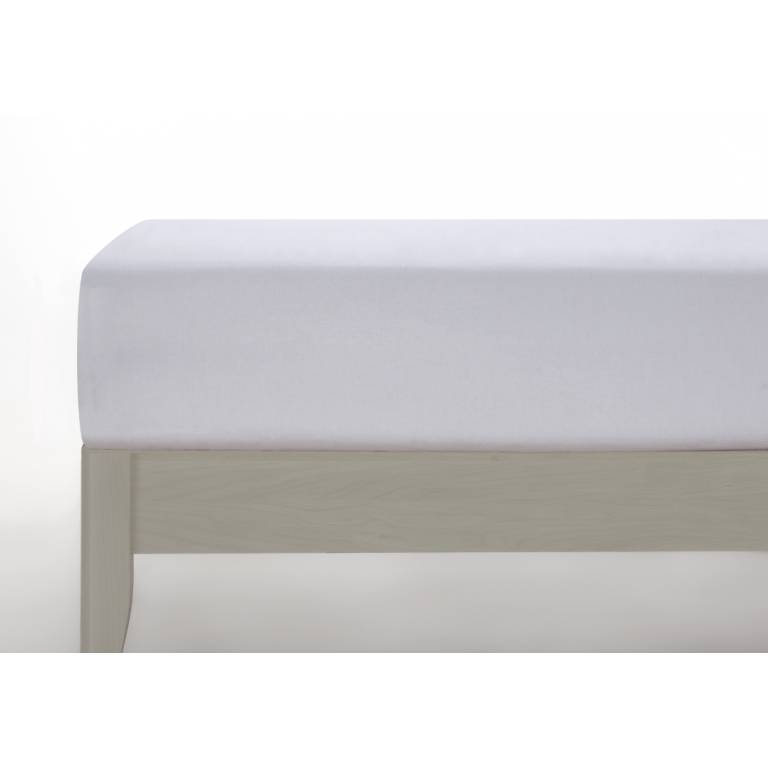 SABANA BAJERA AJUSTABLE PERCAL 200 HILOS ALGODON (blanco, Cama 90:90x195)