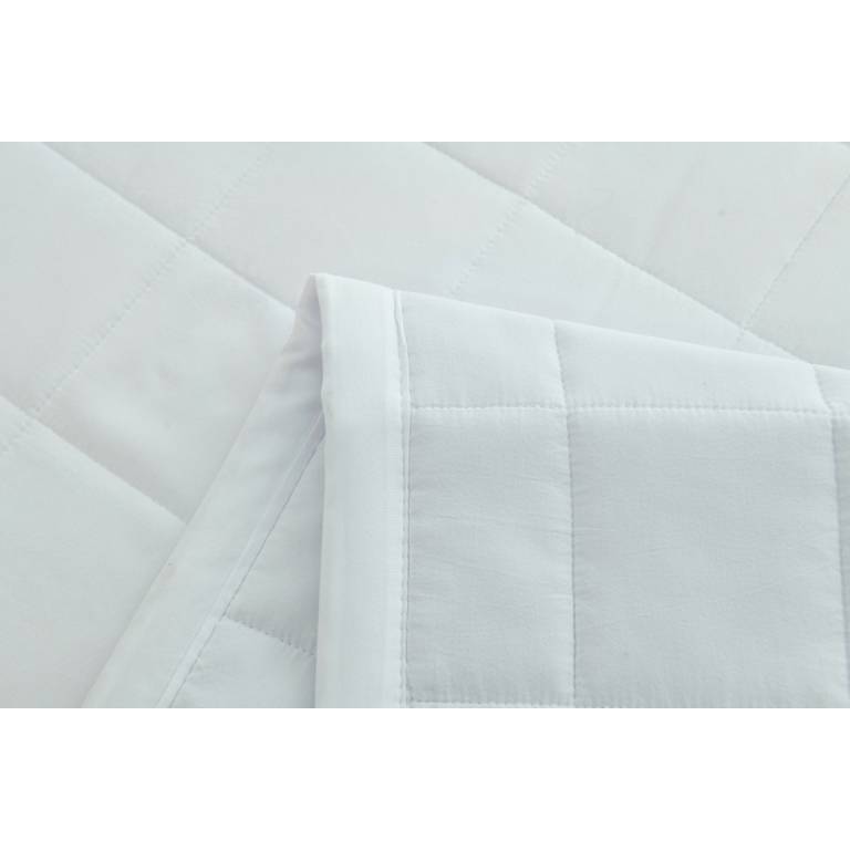 CONJUNTO COLCHA TACTO EXTRA SUAVE Y FUNDAS DE COJIN (blanco, Cama 135:235x270)