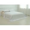 CONJUNTO COLCHA TACTO EXTRA SUAVE Y FUNDAS DE COJIN (blanco, Cama 135:235x270)