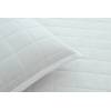 CONJUNTO COLCHA TACTO EXTRA SUAVE Y FUNDAS DE COJIN (blanco, Cama 135:235x270)