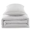 CONJUNTO COLCHA TACTO EXTRA SUAVE Y FUNDAS DE COJIN (blanco, Cama 135:235x270)