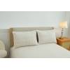 CONJUNTO COLCHA TACTO EXTRA SUAVE Y FUNDAS DE COJIN (natural, Cama 135:235x270)