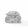 CONJUNTO COLCHA BOUTI ESTAMPADO DE FLORES Y FUNDAS DE COJIN (beige, Cama 135:235x270)