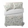 CONJUNTO COLCHA BOUTI ESTAMPADO DE FLORES Y FUNDAS DE COJIN (verde, Cama 135:235x270)