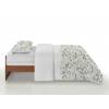 CONJUNTO COLCHA BOUTI ESTAMPADO DE FLORES Y FUNDAS DE COJIN (verde, Cama 135:235x270)
