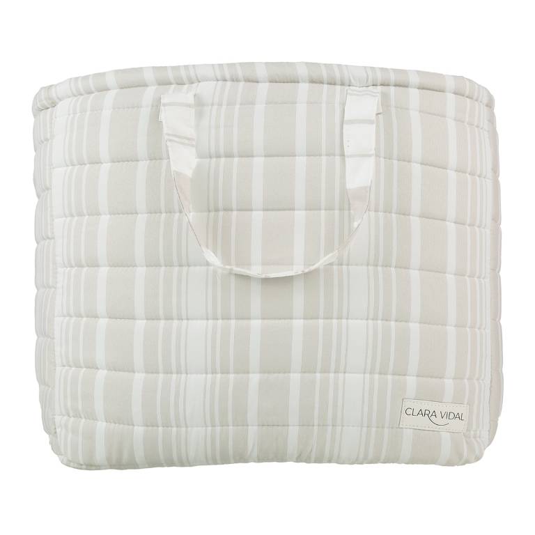 EDREDON ENTRETIEMPO HILO TINTADO Y FUNDAS DE COJIN (beige, Cama 180:280x270)