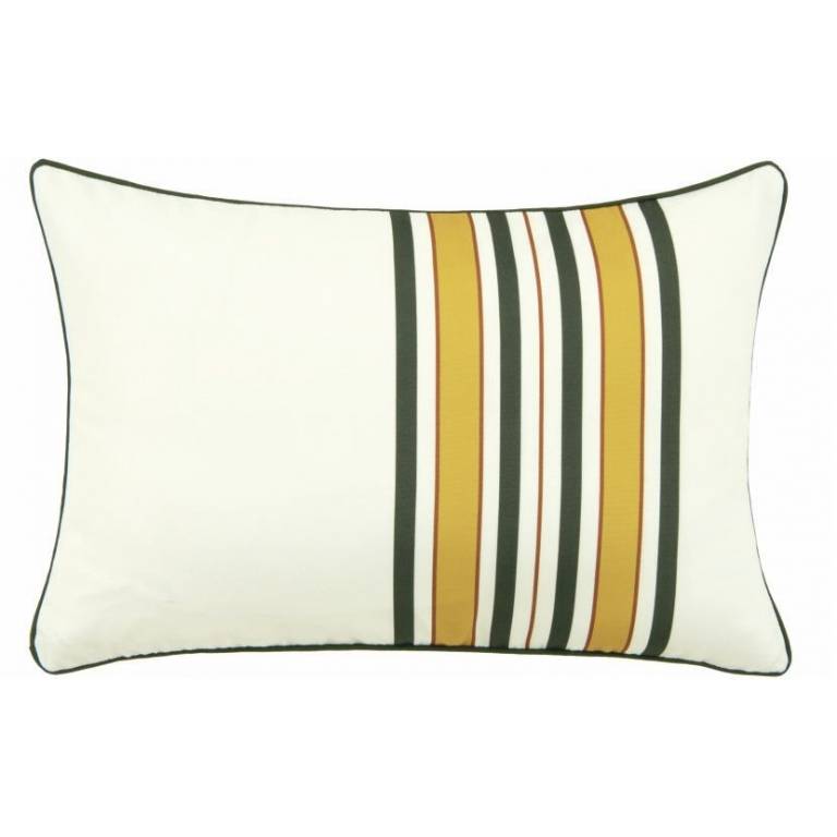 FUNDA DE COJIN ESTAMPADO RAYAS (verde, 50x70)