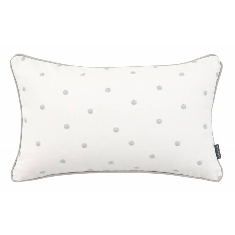 FUNDA DE COJIN BORDADO TOPITOS (gris, 50x50)